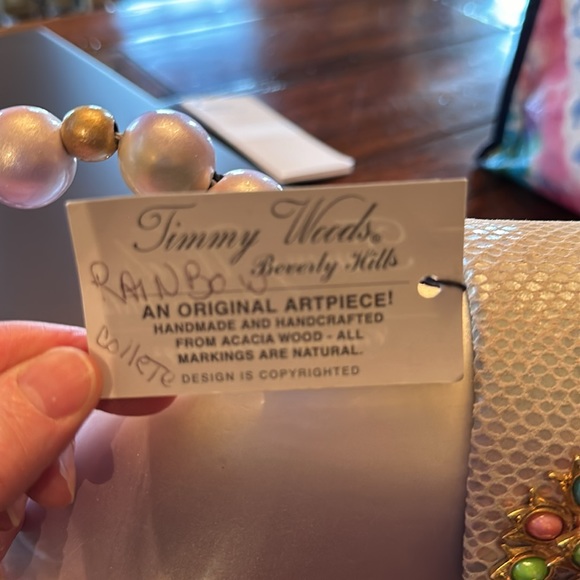 Timmy Woods Beverly Hills Light pink shoulder bag.   New - Picture 5 of 5